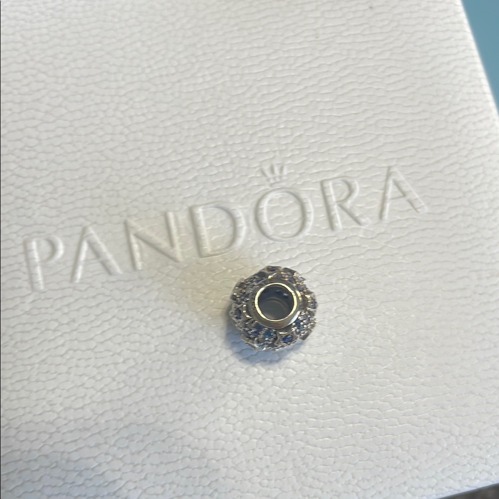 Pandora Elevated Star Shades of Blue CZ Charm - Picture 5 of 5